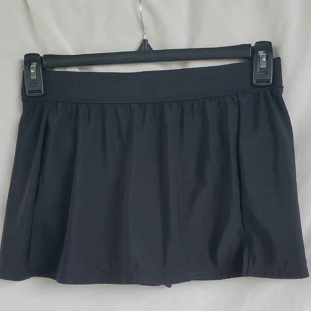 Aqua Green Black Swim Skirt Sz.M